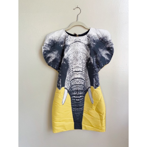 Rare jean charles de castelbajac elephant dress - Picture 2 of 7